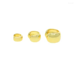 Backs Earrings No Piercing Fashion Women Jewellery Gold Plated Set Of 3 Piece Clip Ear Cuff Chunky Earring