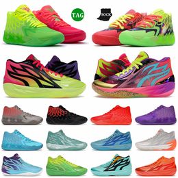 Original neue 1:1 LaMelo Ballschuhe MB 0,1 0,2 Gorange Honeycomb Supernova Trainer Rick und Morty Herren Basketballschuh Digital Camo Athletic Sports Designer Sneakers