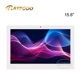 Migliora il tuo spazio con il tablet PoE Android 11 da 15,6 pollici con colore bianco o nero