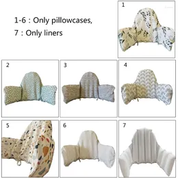 Blankets Polyester Cotton Kids Baby Print Dining-Chair Cushion Cover Children-Seat Inflatable Back Cushions Pillow Accessory