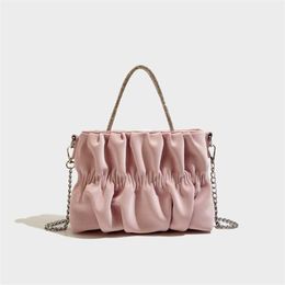 Top Shoulder Bags designer handbags tote Diamond Handheld Folded Bag Celebrity Style Fashion Party Crossbody Cloud Chain Womens Bag 240311