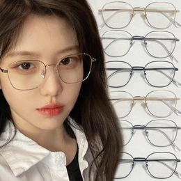 Sunglasses Office Anti Blue Light Glasses For Women Optical Spectacle Rouge Eyewear Eye Protection Classic Metal Frame Eyeglasses