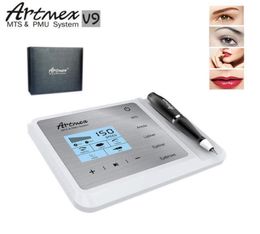 Artmex V9 Permanent Makeup Digital Eyebrow Lip Eyeline MTS PMU Digital Professional Permanent Makeup Tattoo Machine Rotary Pen7466725