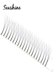 Seashine Heat bonded 3D W premade fans eyelashes fans Russia volume 007mm and 010mm 3D eyelashes extensions 4123548