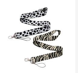 Animal pattern Lanyard For Keychain ID Card Cover Pass student Mobile Phone USB Badge Holder Key Ring Neck Straps Accessories