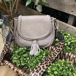 Totes 2024 Fashion Retro Double Shoulder Strap Unique Weave Pattern CrossbodyBag Office Daily