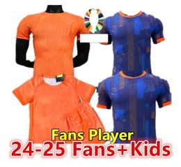 24 25 Netherlands MEMPHIS European Cup 23 24 Holland club jersey DE JONG VIRGIL DUMFRIES BERGVIJN Shirt 2024 KLAASSEN BLIND DE LIGT men kids kit football shirt66