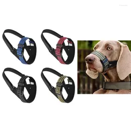 Dog Apparel Mouth Guard For Medium Large Dogs Secure Halters Nylon Muzzle