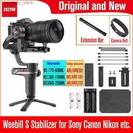 Stabilisers Zhiyun Weebill S SLR/mirrorless camera gimbal Stabiliser A7M3 A7III A7R3 Nikon Z6 Z7 Panasonic GH5 GH5s Canon Q240319