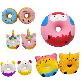 Cute Unicorn Soft Slow Rising Scented Doughnut Squeeze Toys Stress Relief Toys for Kids Adults