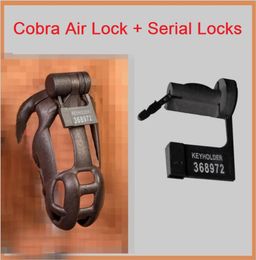 2021 new design air lock pin for cobra cock cage with 5pcs plastic onetime code lock device accessories lock a5159749875