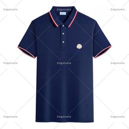 2024 Spring Summer Design Versatile Men's and Women's Polo Solid Color Short Sleeve Casual Fashion Polo T-shirt
