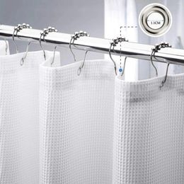 Shower Curtains Thick Fabric Textured Heavy Bath Curtain Dorm Room Bathroom El Polyester Home