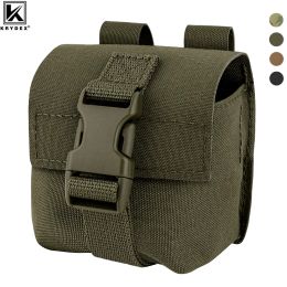 Bags KRYDEX Tactical Frag Grenad Pouch MOLLE Waist Belt Storage Bag Small Handy Army EDC Pouch Pack Outdoor Hunting Military Gear