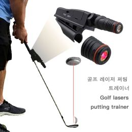 Aids Golf Lasers Putting Trainer Golf Putter Sight Pointer Portable Putting Training Indicator Aim Improve Line Aids Corrector Tools