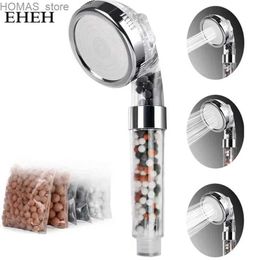 Bathroom Shower Heads EHEH New Arrival 3 Mode Spa Shower Head High Pressure Water saving Shower Nozzles Advanced Bathroom Water Philtre Type 4 Y240319