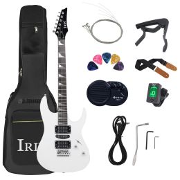 Cables 24 Frets 6 Strings Electric Guitar Guitarra Maple Body Electric Guitar With Bag String Capo Amp Picks Guitar Parts & Accessories