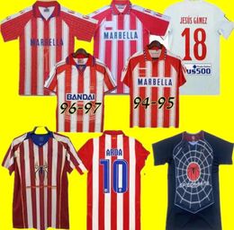 Retro 2004 2005 2013 2014 Atletico Madrids Soccer Jerseys Kun Aguero Griezmann MAXI F.TORRES 04 05 10 11 13 14 15 94 95 96 97 Gabi Forlan SIMAO vintage classic 888