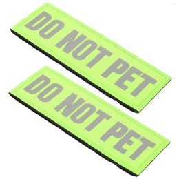 Dog Collars 2 Pcs Service Patches For Backpacks Harness Tank Tops Adhesive Nylon Not Pet