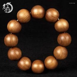 Strand Black Flesh Submerged Sandalwood Hand Bead Bracelet Female Ebony Male 20mm