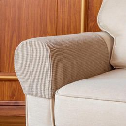 Chair Covers Practical Armrest Slipcover Polyester Washable Comfortable Soft To Touch Armchair Sofa Arm Protector High Elastic