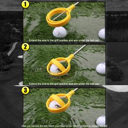 Aids 8 Sections Golf Ball Retriever Telescopic Golf Ball Picker Tool Golf Accessories