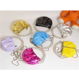 Hip Shoulder Bags Internet Diamond designer Handbag with Pleats Mini Dinner handbags Shoulder Bag Women tote 240311