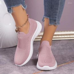 Casual Shoes Women's Sports Sneakers Fashion Comfortable Round Mesh Women Running Thick Sole Large 43