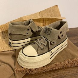 Shoes SHANPA Casual Platform Shoes for Women Vintage Fashion Spring and Autumn Athletic Sneakers Student Comfortable Ladies Footwear