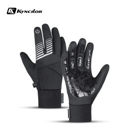 Gloves Winter Gloves Men Women Ski Gloves Touch Screen Waterproof Running Full Finger Outdoor Sports Cold Thermal Warm Fleece Gloves