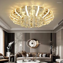 Ceiling Lights Modern Minimalist Crystal LED Lamp Luxury Living Room Bedroom Dining Hall Main Light