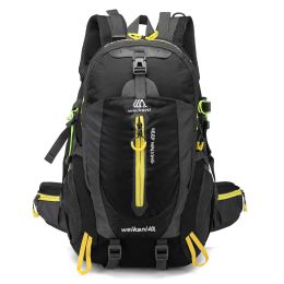 Backpacks 2023 Waterproof Climbing Backpacks Rucksack 40LOutdoor Sports Bag Travel Backpack Camping Hiking Backpack Women Trekking Bag Men