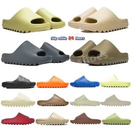 Sandals Famous Ye Designer Women Ezey Slides Slippers Men Woman Slider Mineral Blue Onyx Pure Bone Resin Clog Desert Ararat Slides Shoe