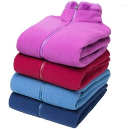Women's Jackets Thick Outdoor Fleece Fabric Women Sportswear Warm Loose Cardigan Oversized Jacket Female 2xl 3xl Girls Winter Pink Fluffy