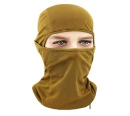 Outdoor Cycling Motorcycle bicycle Balaclava Hats Full Face Mask solid Colour breathable quickdrying Tactial Army hunting hoods ca3047280