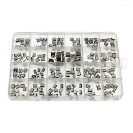 Microphones -240PCS 24 Kinds Of Mini Female USB Charging Tail Plug Microphone Head Micro-USB Interface