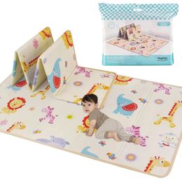 180x100cm Foldable Baby Play Mat Puzzle Mat Educational Children Carpet in the Nursery Climbing Pad Kids Rug Activitys Game Toys 240314