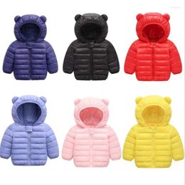 Down Coat 2024 Children Outerwear&coat Baby Boy Girl Coats Winter Warm Toddler Hooded Light Clothes Kids Jacket