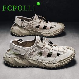 Shoes Summer Golf Shoes Men Large Size 45 46 Man Golf Sandals Rubber Sole Spikeless Golf Shoe for Mens Leather Golf Sneakers Men