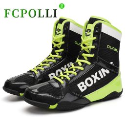Shoes Wrestling Boots for Men Women Breathable Boxing Shoes Unisex Top Quality Boxing Sport Shoes Couples Rubber Gym Shoes Couples