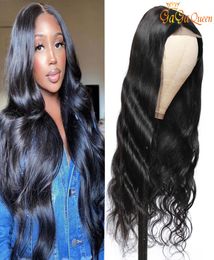 4x4 Lace Closure Wig Body Wave Lace Front Human Hair Wigs Pre Plucked 180 density Pre Plucked Brazilian hair wigs7773264