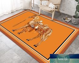 Floor Mat for Home Living Room Easy-Care Non-Slip Mat Simple Style Floor Mat Top