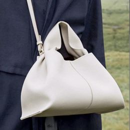 Totes Fashion Cloud Women Handbag Soft Leather Clutches Dumpling Hobo Bag Vintage Shoulder Crossbody Bags For 2024 Tote