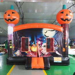 Outdoor Activities 4x4m (13.2x13.2ft) With blower Giant Halloween Inflatable Bounce House Air Bouncy Castle for sale