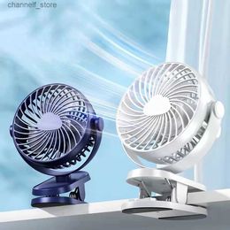 Electric Fans Portable cooling table fan quiet USB charging fan 3-speed adjustable desktop cooler fanY240320