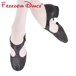 shoes Professional Elasta Dance Sandals Genuine Leather Jazz Dance Shoes For Women Girls Soft Gym Twist Dance Shoes Ballet Slippers