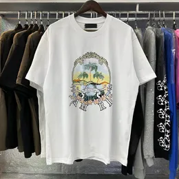 Men's Plus Tees & Polos Round neck embroidered and printed polar style summer wear with street pure cotton t shirts 3001b