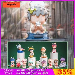 Action Toy Figures Original Heyone Mimi Huhu Series Blind Box Model Confirm Style Cute Anime Figure Gift Desktop Ornaments Kid Toy Collectible L240320