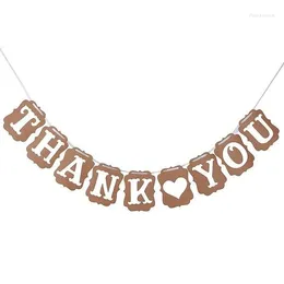 Party Decoration THANK YOU Card Bunting Banner Sale Rustic Po Hanging Sign