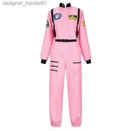 cosplay Anime Costumes Female astronauts come to adult flight to dress up for parties work uniforms space role-playing jumpsuitsC24320